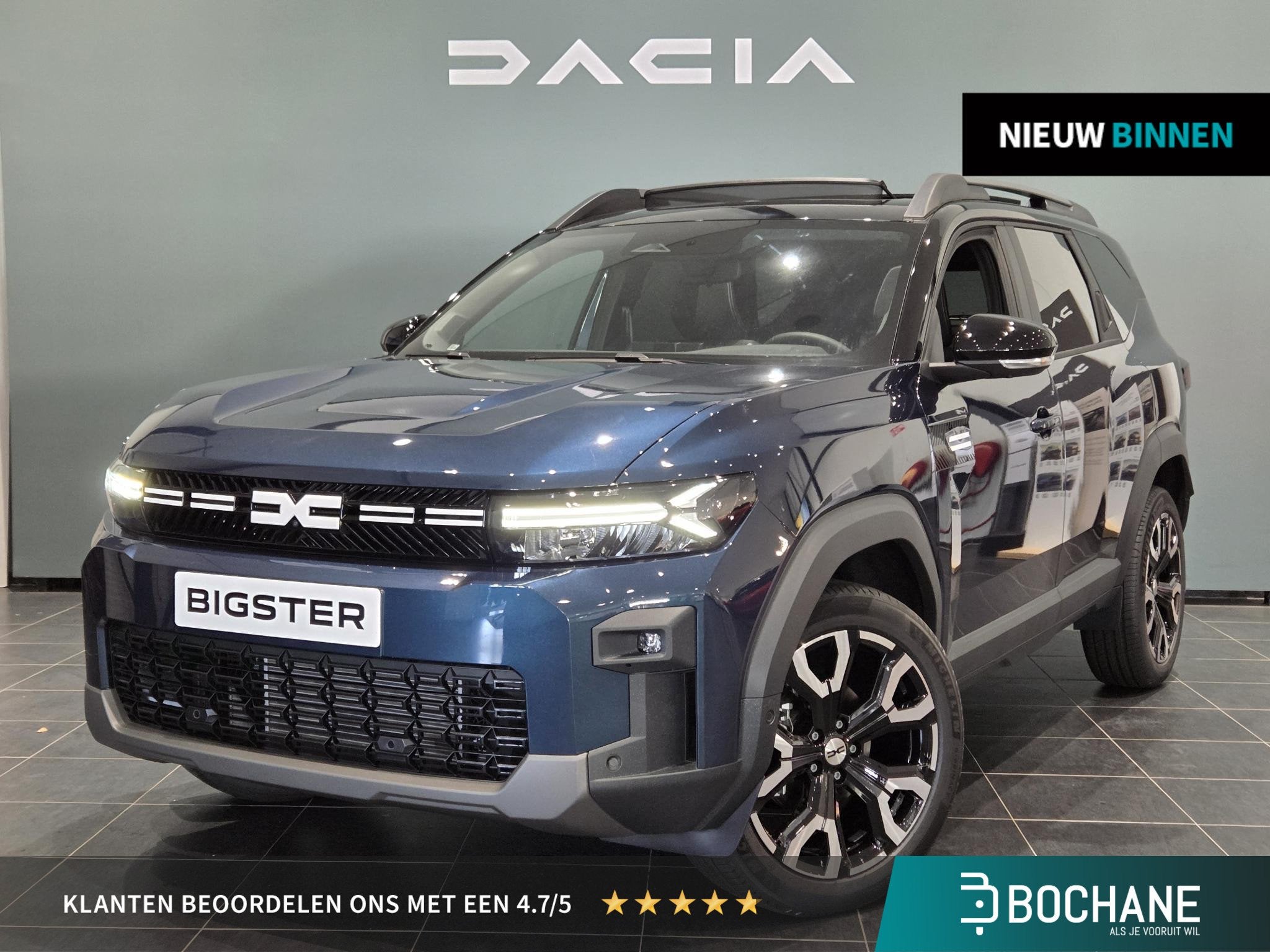 Dacia Bigster 1.8 Hybrid 155 Limited Edition | 800 EURO VOOR, Auto's, 1793 cc, Blauw, Bedrijf, Nieuw