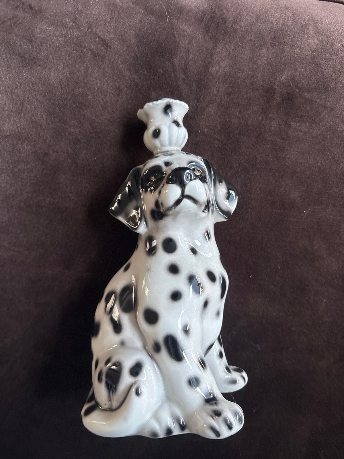 Vintage Dalmatiër Hond Kandelaar - Keramiek Italië, Ophalen of Verzenden