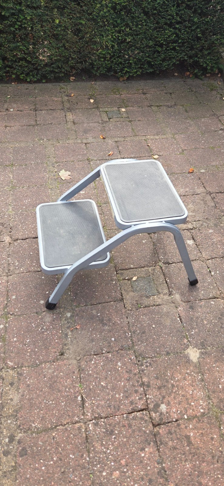 Haba Opstapje / Trapje met 2 Antislip Treden - Grijs, Caravans en Kamperen, Ophalen, Gebruikt