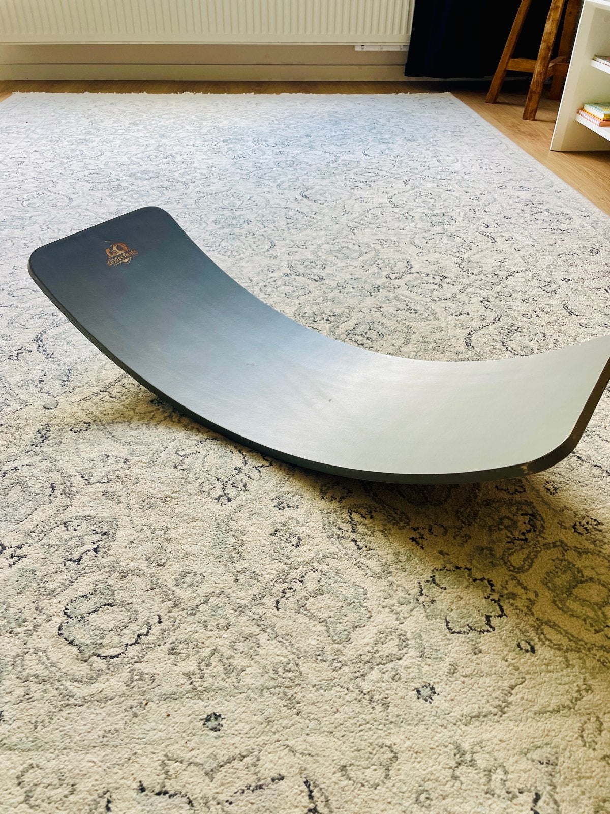 Kinderfeets Balance Board (Wobbel) groengrijs - Tekenbaar!, Ophalen, Zo goed als nieuw
