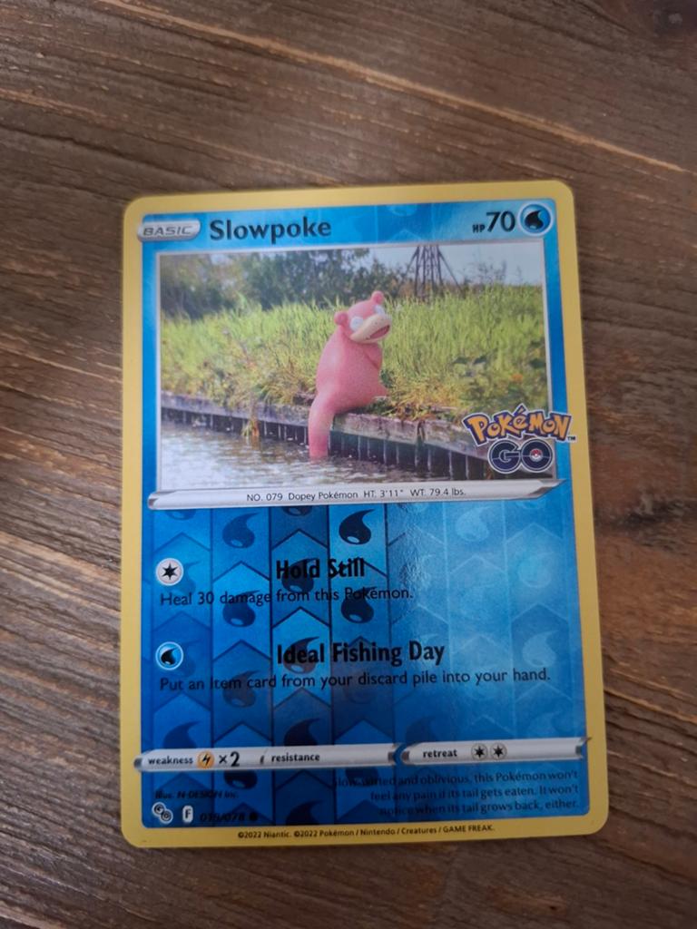 Slowpoke 019/078 Reverse Holo Pokémon Kaart, Ophalen of Verzenden