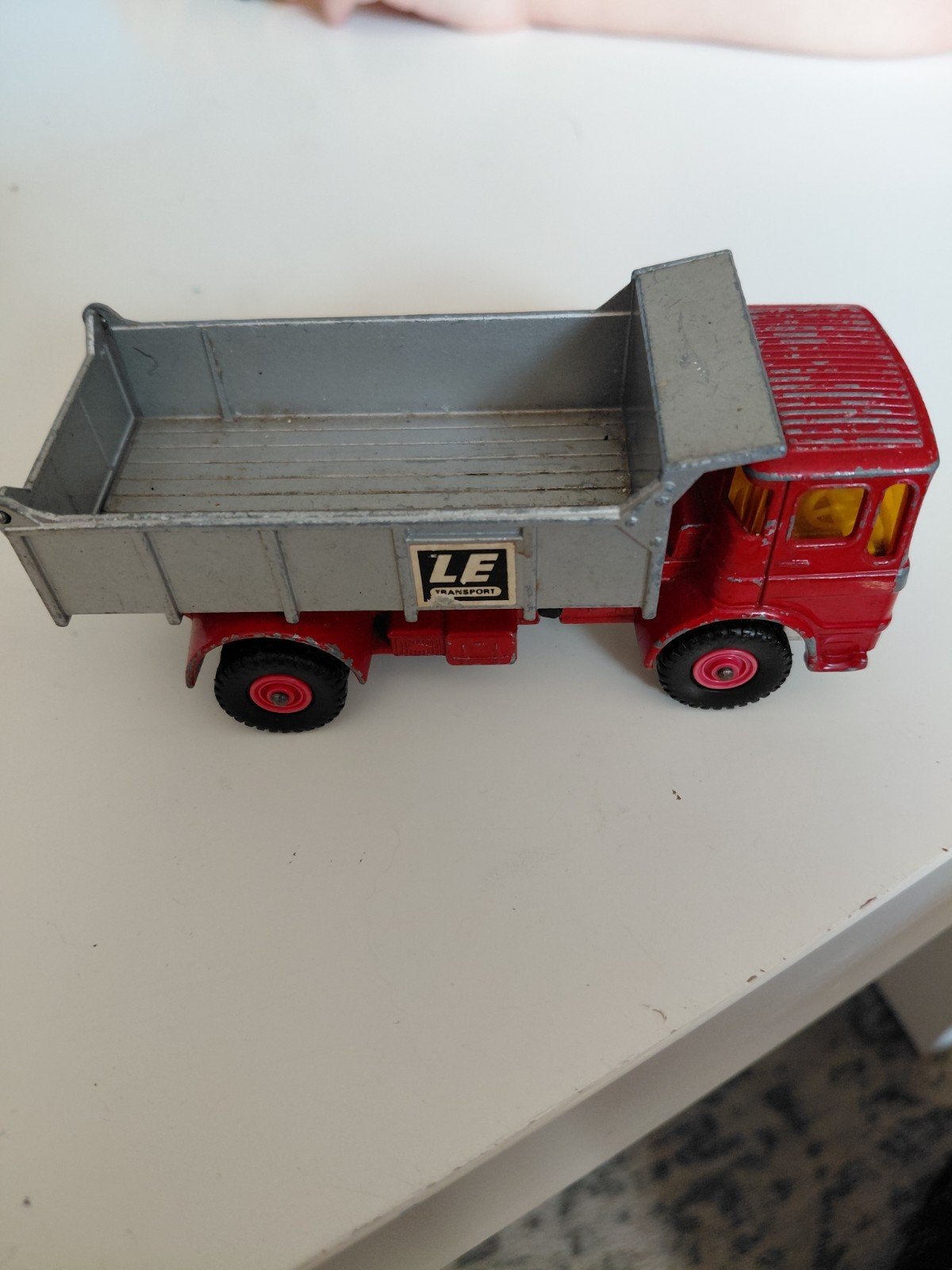 Vintage Matchbox King-Size K-4 Leyland Kipperwagen (1969), Ophalen, Gebruikt, Bus of Vrachtwagen, Matchbox