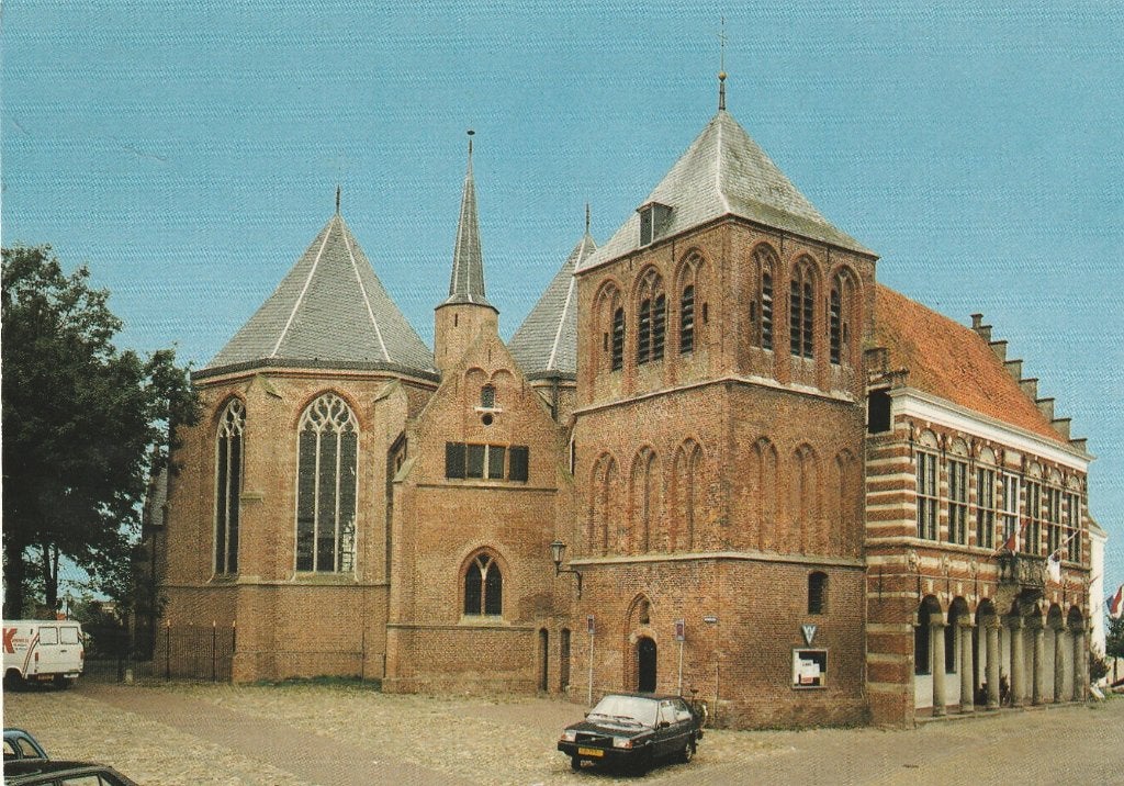 VOLLENHOVE Ned. Herv. Kerk met Volvo, Verzenden, 1980 tot heden, Gelopen, Overijssel