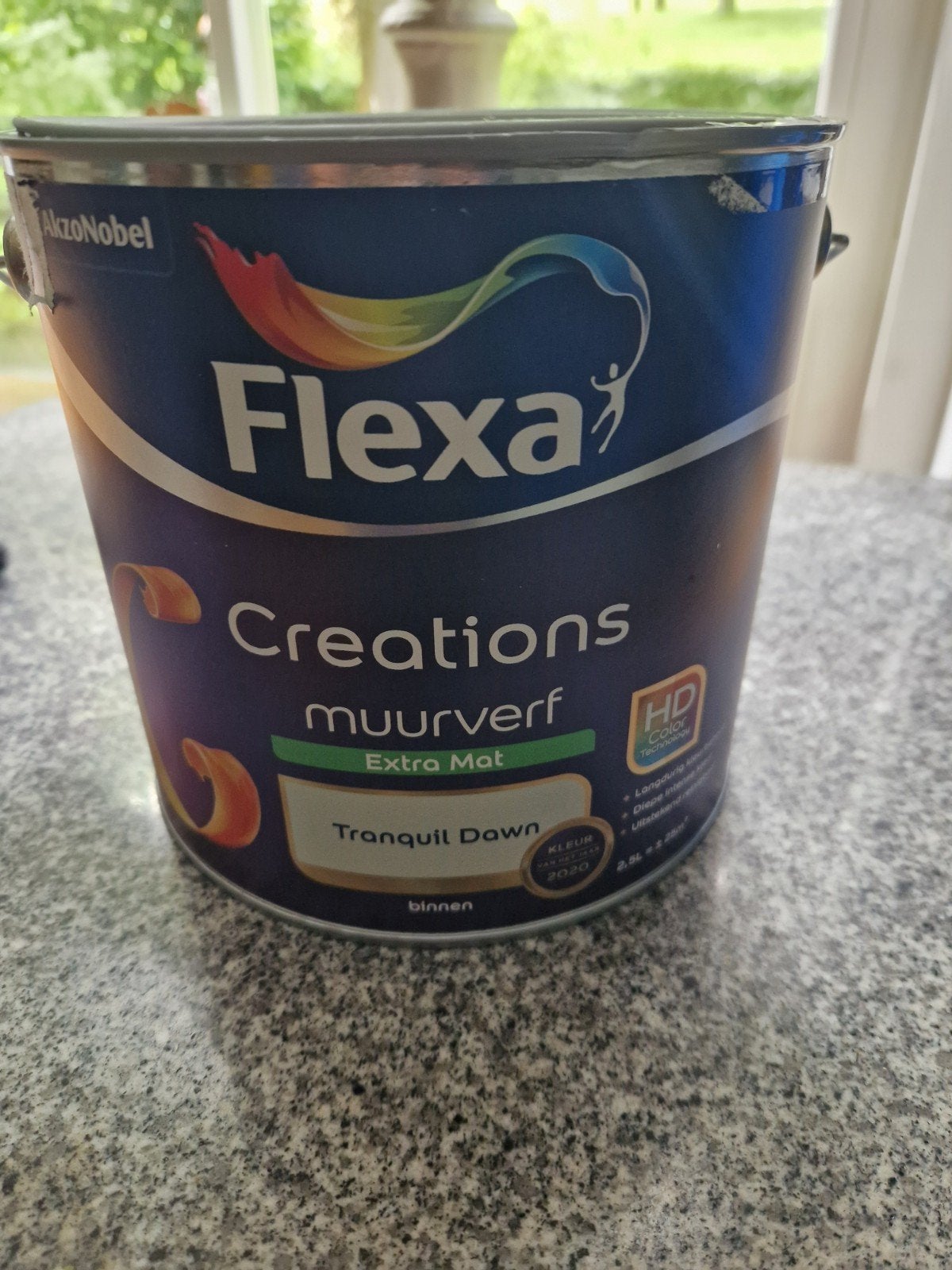Flexa Creations Muurverf Extra Mat Tranquil Dawn 2,5L, Ophalen, Gebruikt, Verf, Minder dan 5 liter