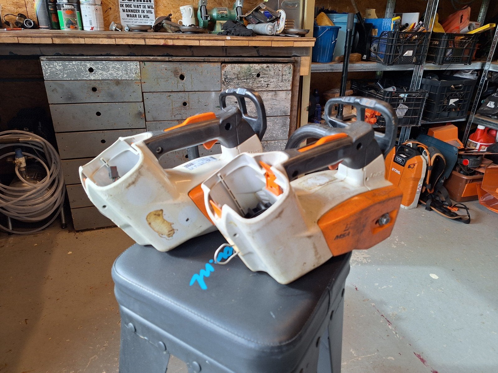 Stihl MSA en HSA onderdelen., Tuin en Terras, Heggenscharen, Gebruikt, Accu, Ophalen of Verzenden