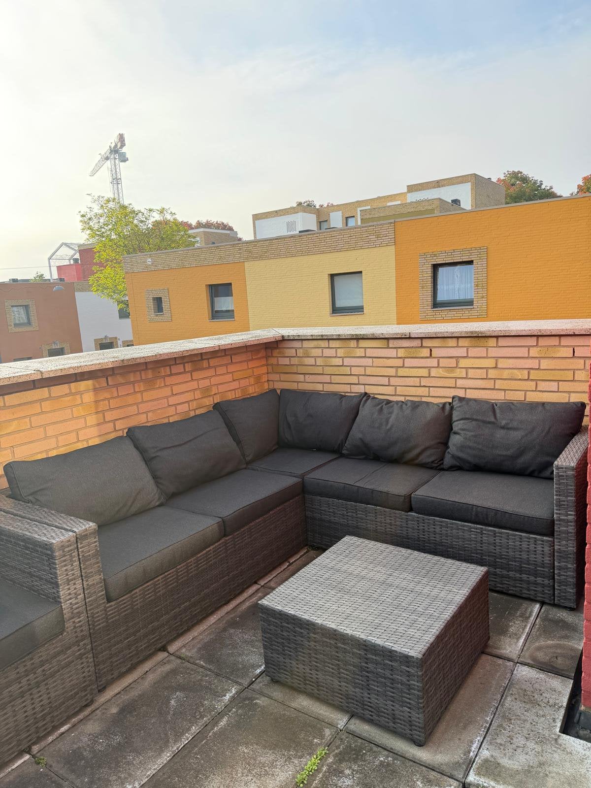 Loungeset voor buiten incl. Opbergbox & tafel, Tuin en Terras, Ophalen of Verzenden, Kunststof, Bank