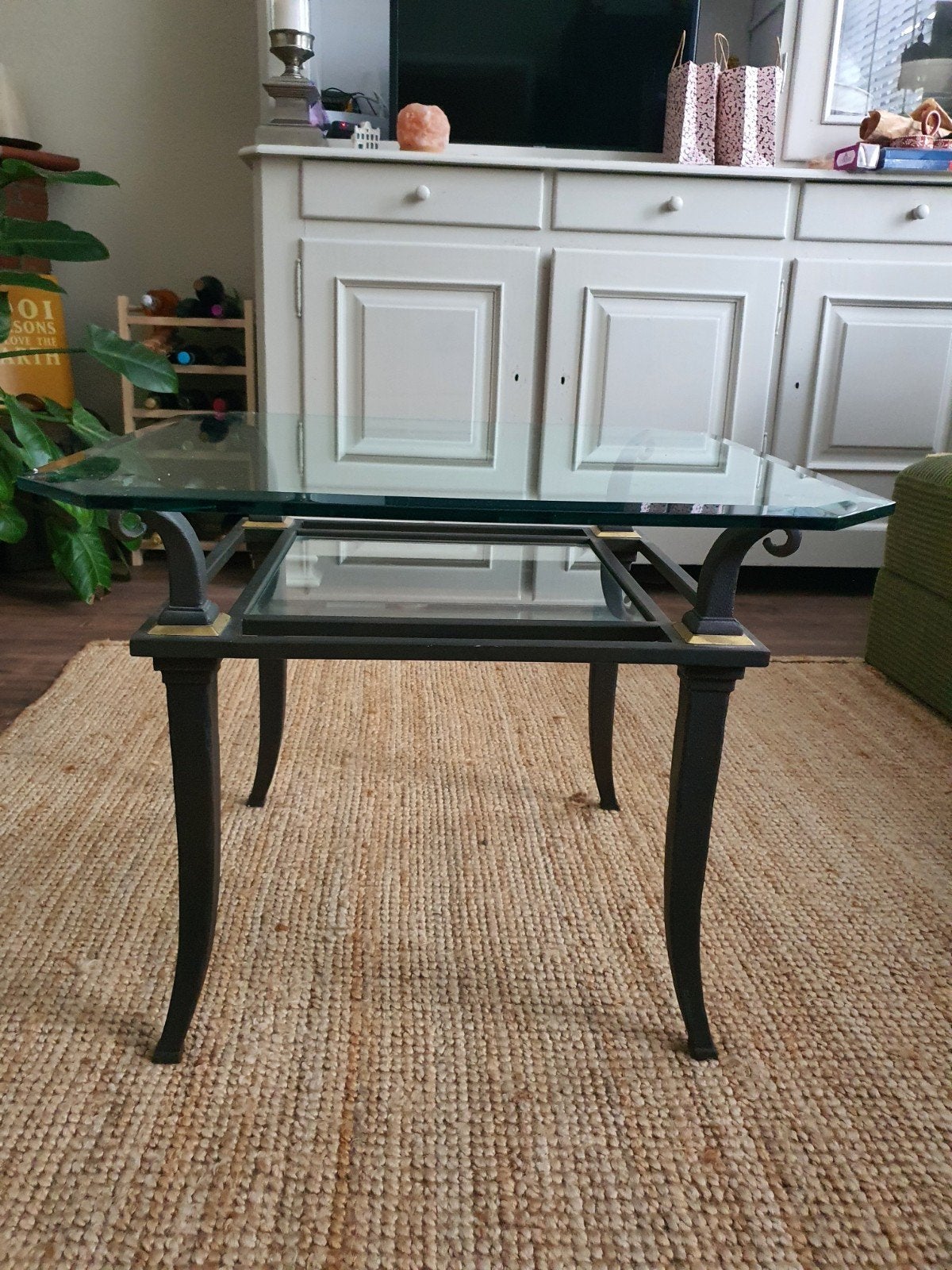 Mooie vintage salon/bijzettafel, Ophalen, Neoklassiek, hollywoodstyle, 50 tot 100 cm, 50 tot 100 cm