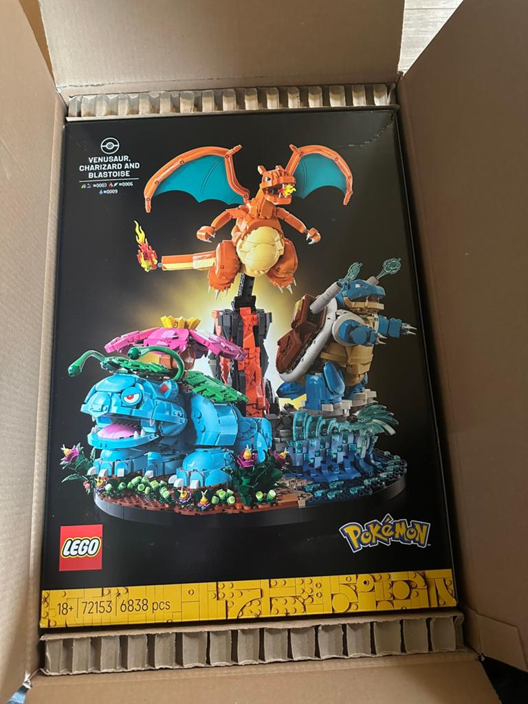 Ruilen of Bieden Pokemon Lego Charizard, Blastoise, Venusaur, Ophalen of Verzenden, Zo goed als nieuw