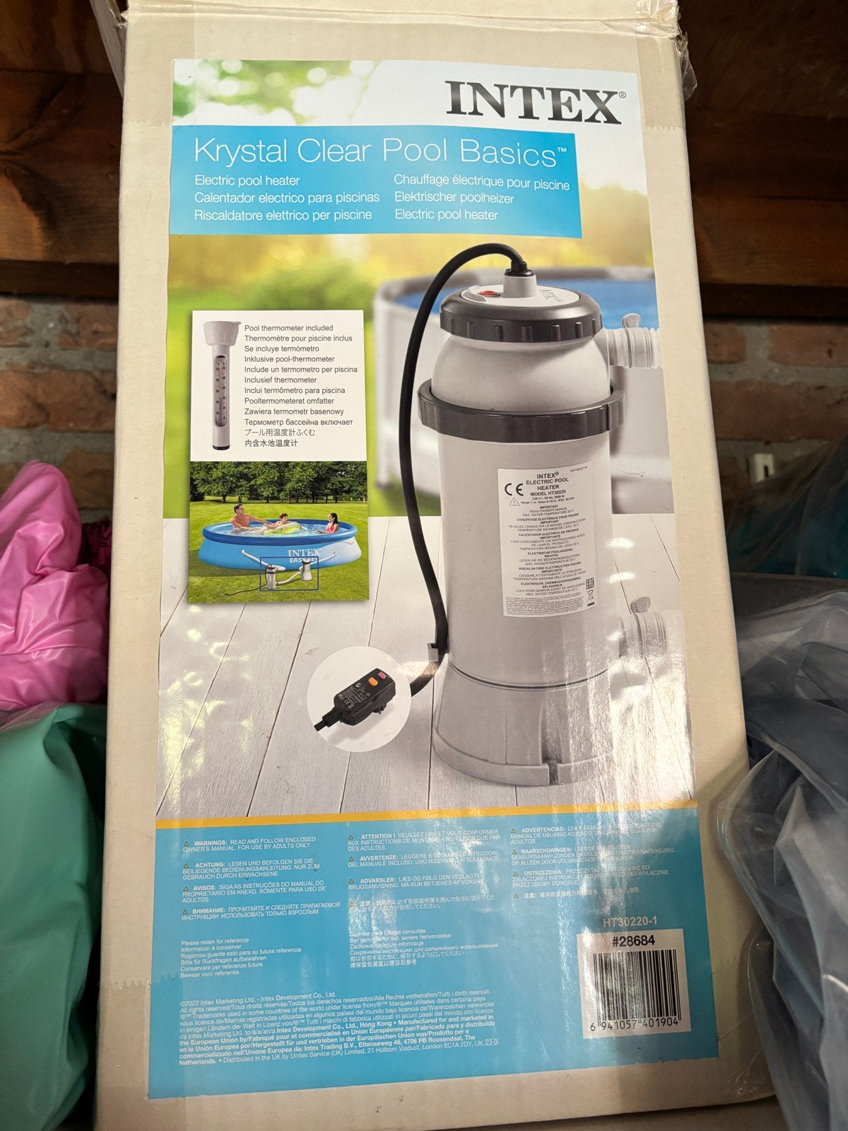Intex Zwembadverwarming / Heater 3 kW - Krystal Clear, Ophalen, Zo goed als nieuw, Verwarming