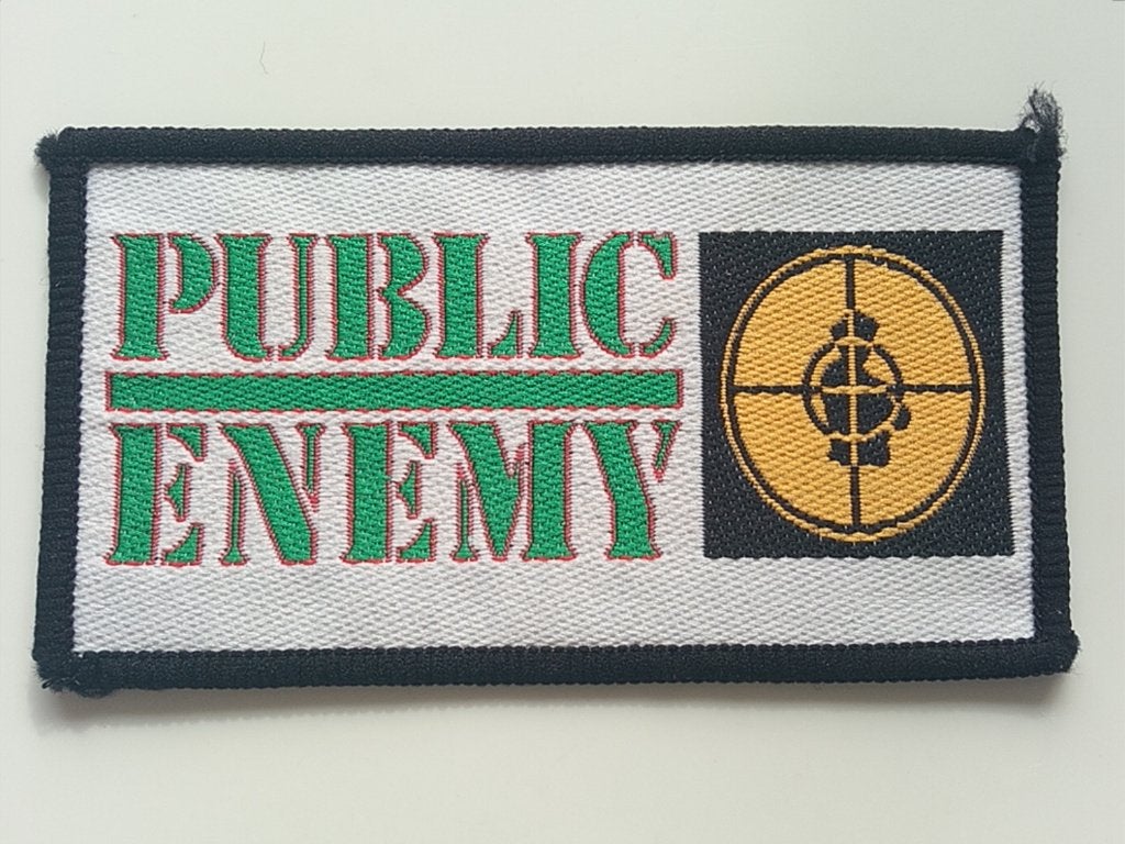 PUBLIC ENEMY VRIJ ZELDZAME VINTAGE PATCH P8, Verzenden, Nieuw, Kleding