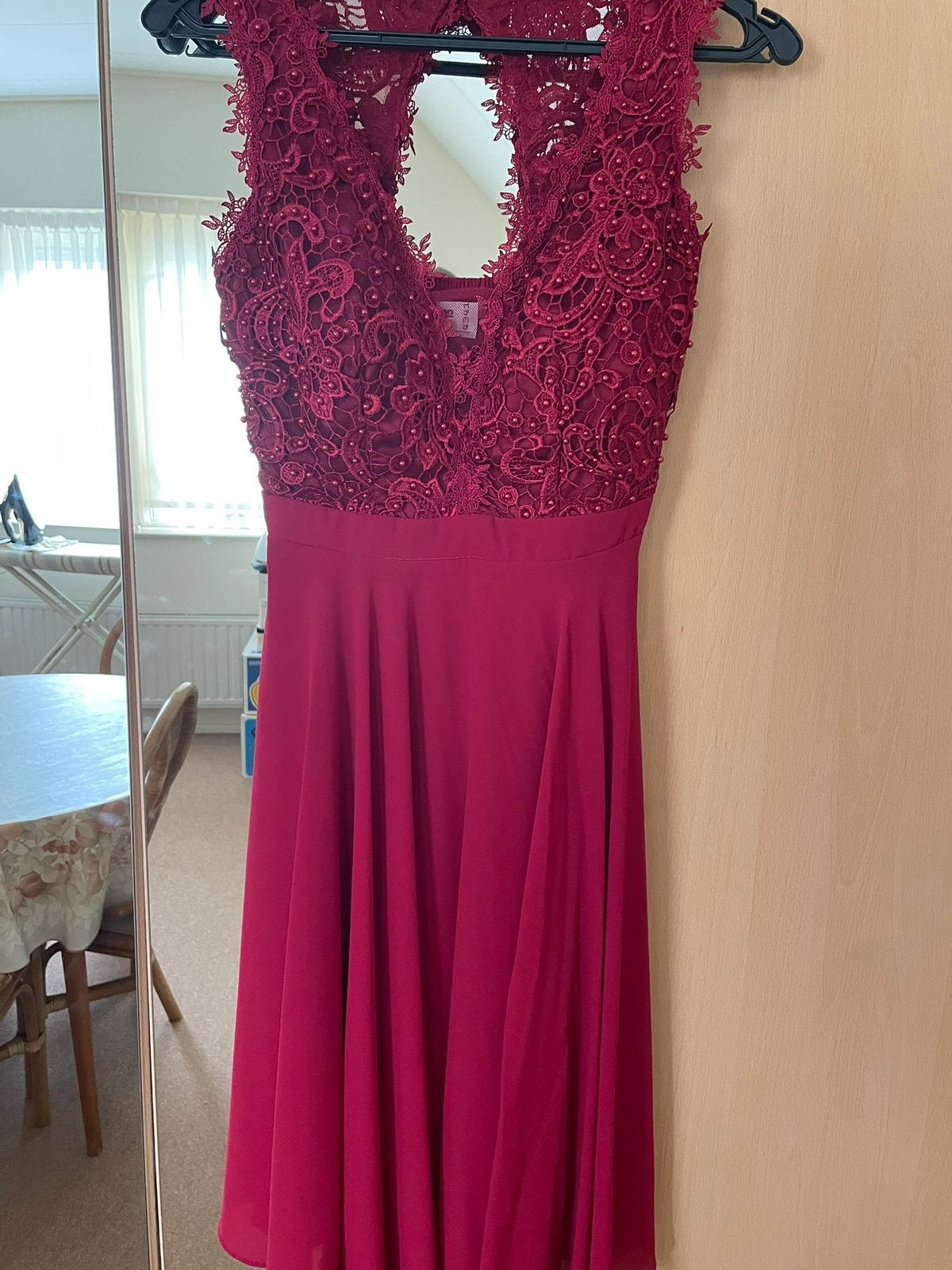 Jurk voor gala/bruiloft ZGAN, Maat 38/40 (M), Ophalen of Verzenden, Zo goed als nieuw, Knielengte