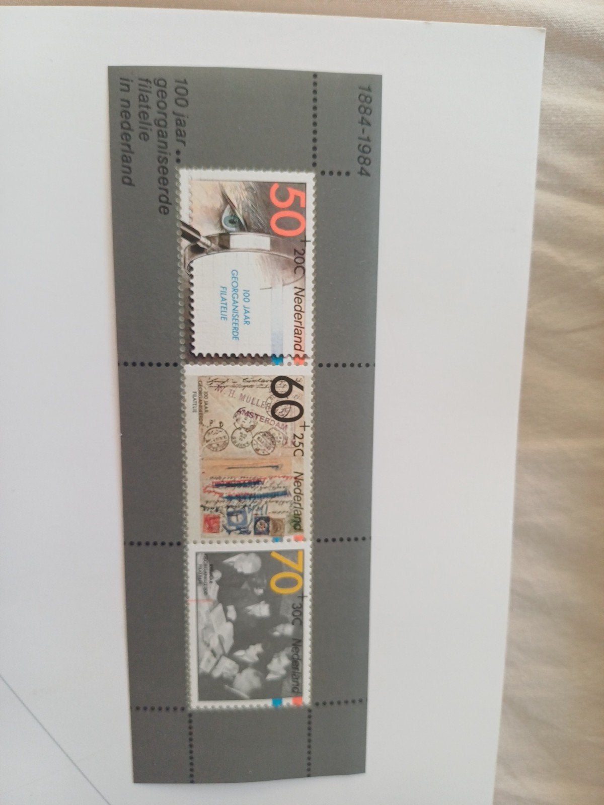 Nederlandse postzegels 1884-1984 - 100 jaar filatelie, Postzegels en Munten, Ophalen of Verzenden, Na 1940, Postfris