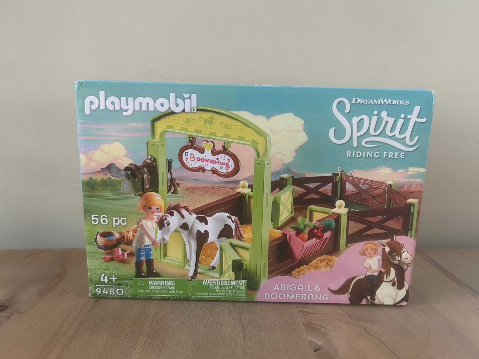 Nieuwstaat Playmobil Spirit Abigail & Boomerang 9480, Ophalen of Verzenden, Zo goed als nieuw, Jongen of Meisje