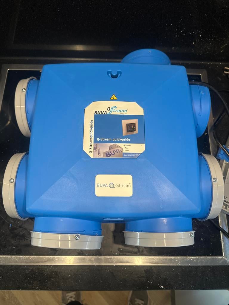 Buva Q-Stream eurostekker Ventilator zo goed als nieuw, Ophalen of Verzenden, Zo goed als nieuw, Ventilator