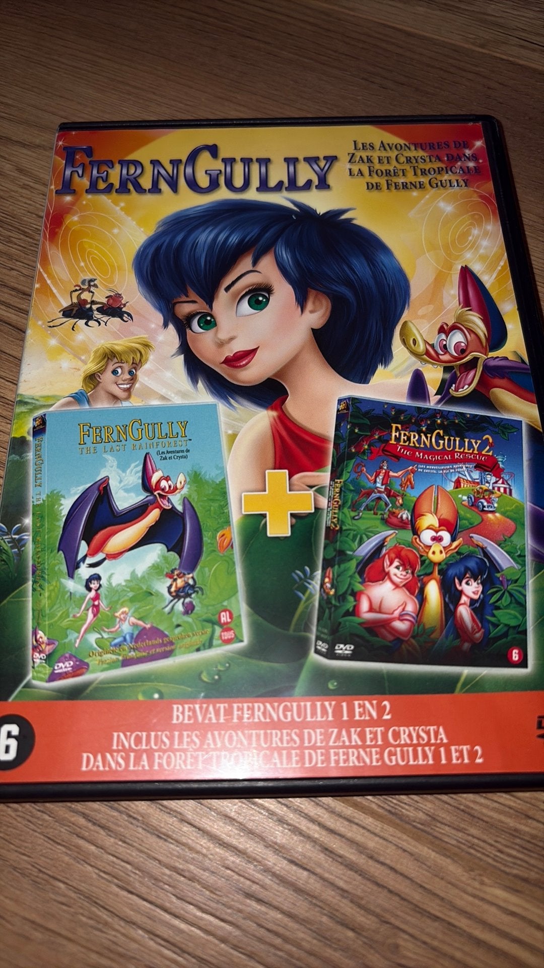 FernGully 1: The Last Rainforest en 2: Magical Rescue., Vanaf 16 jaar, Ophalen of Verzenden, Zo goed als nieuw, Amerikaans