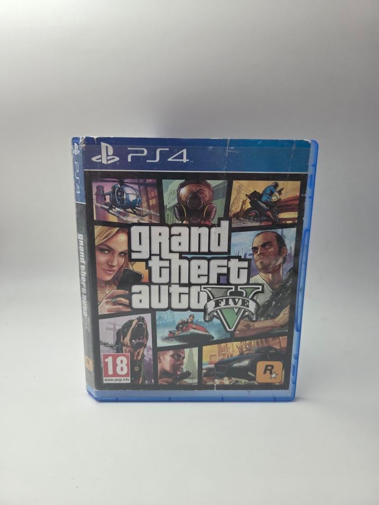 Grand Theft Auto V (GTA 5) PS4, Spelcomputers en Games, Games | Sony PlayStation 4, Avontuur en Actie, Online, Gebruikt, Vanaf 18 jaar