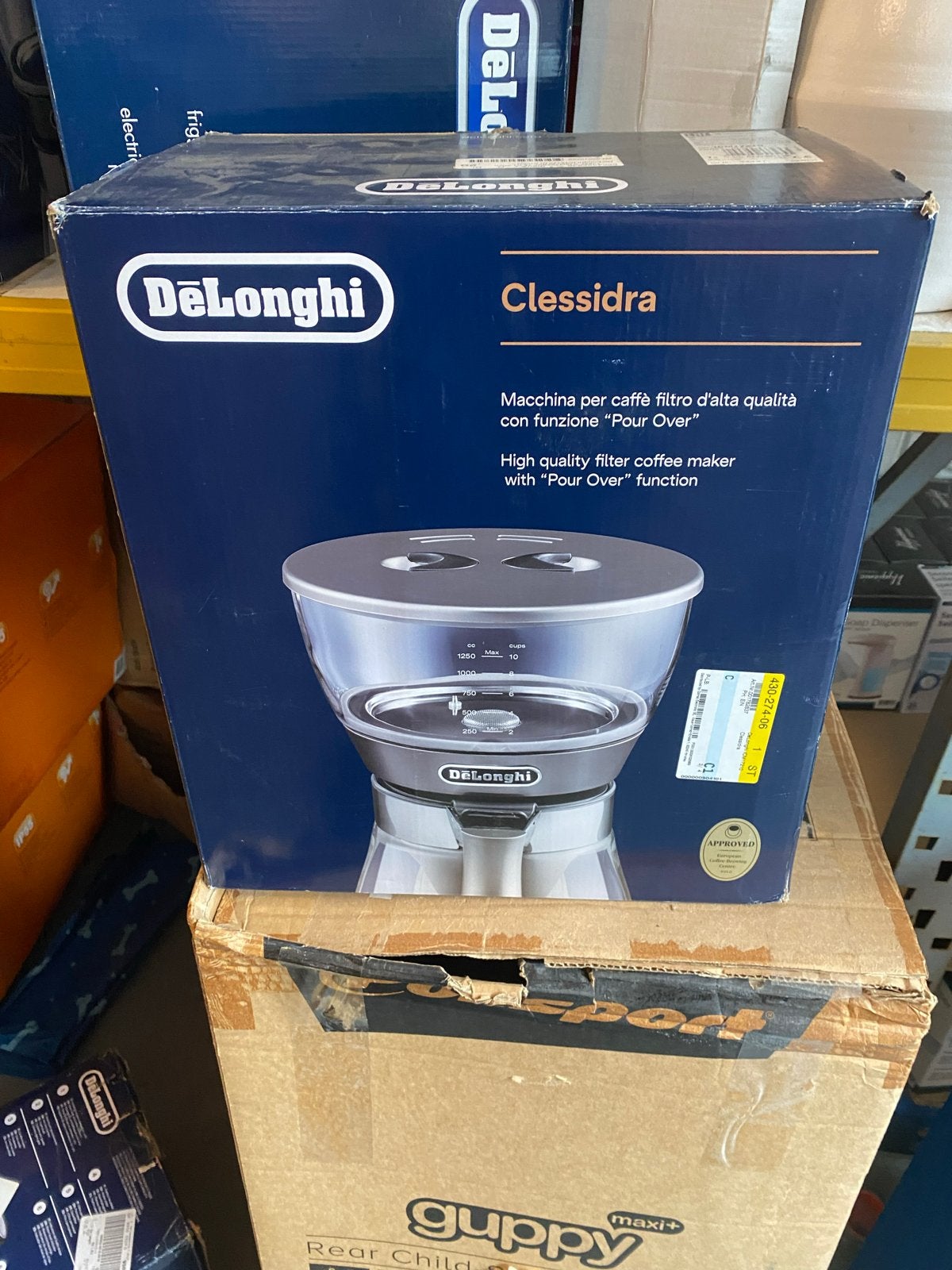 De'Longhi Clessidra ICM17210 Filter Koffiezetapparaat, -, -, 10 kopjes of meer, Gemalen koffie
