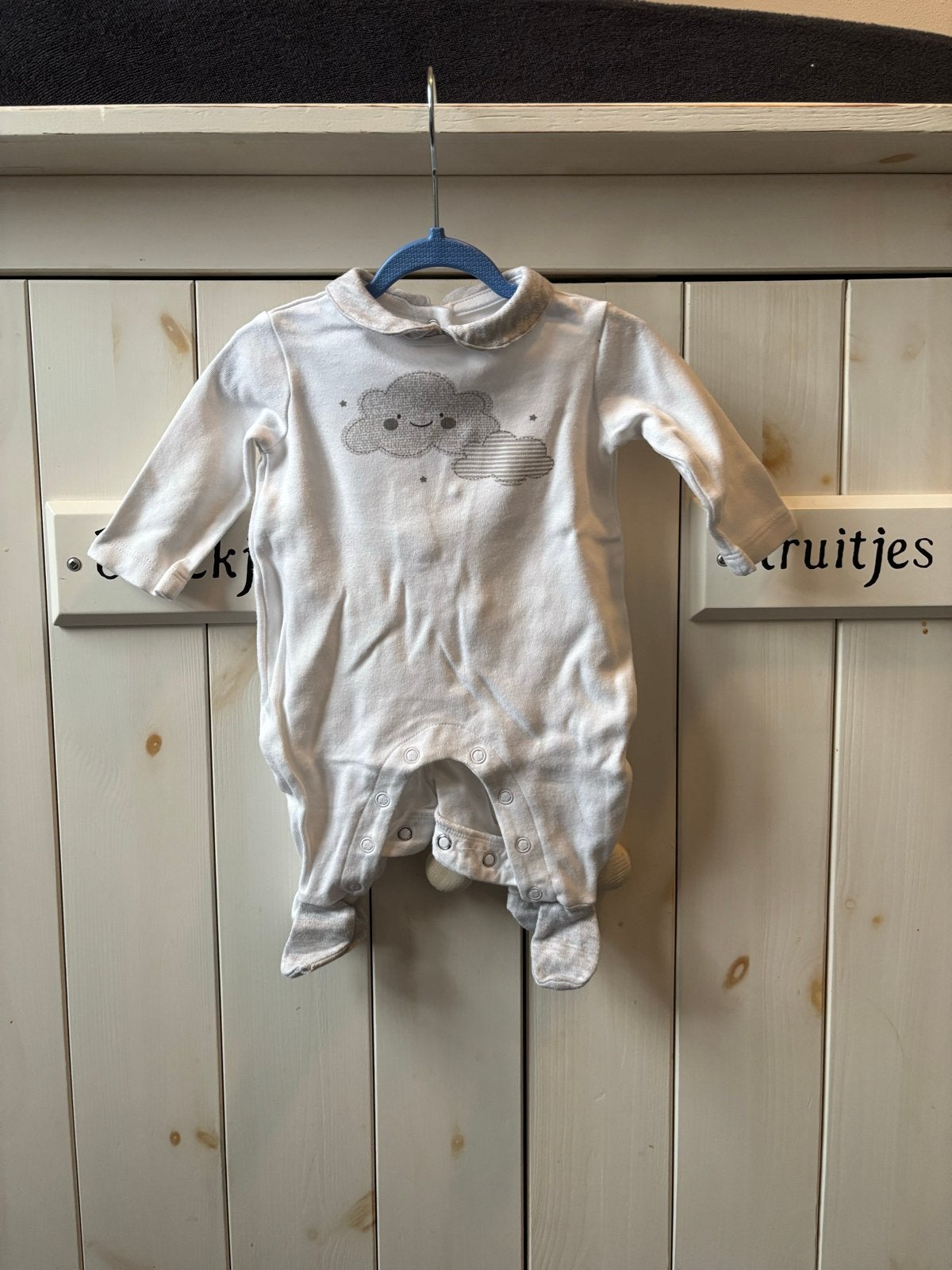 Schattig Boxpakje met Wolkjesprint, Kinderen en Baby's, Ophalen of Verzenden, Zo goed als nieuw, Jongetje of Meisje