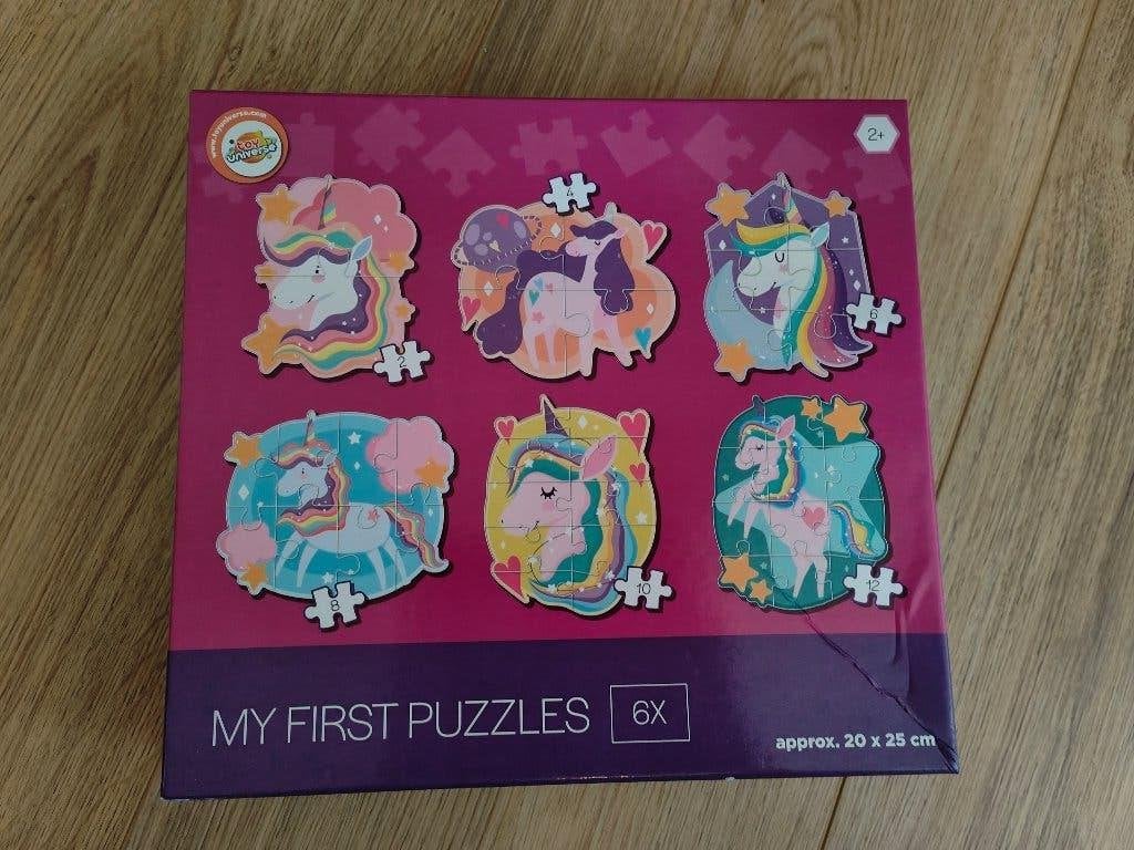 Unicorn puzzels, Ophalen of Verzenden, 10 tot 50 stukjes, Zo goed als nieuw, 2 tot 4 jaar