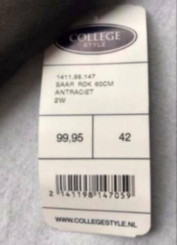 College Style/Lynde rok nieuw maat 42, Kleding | Dames, Overige kleuren, Maat 42/44 (L), Nieuw, Ophalen of Verzenden
