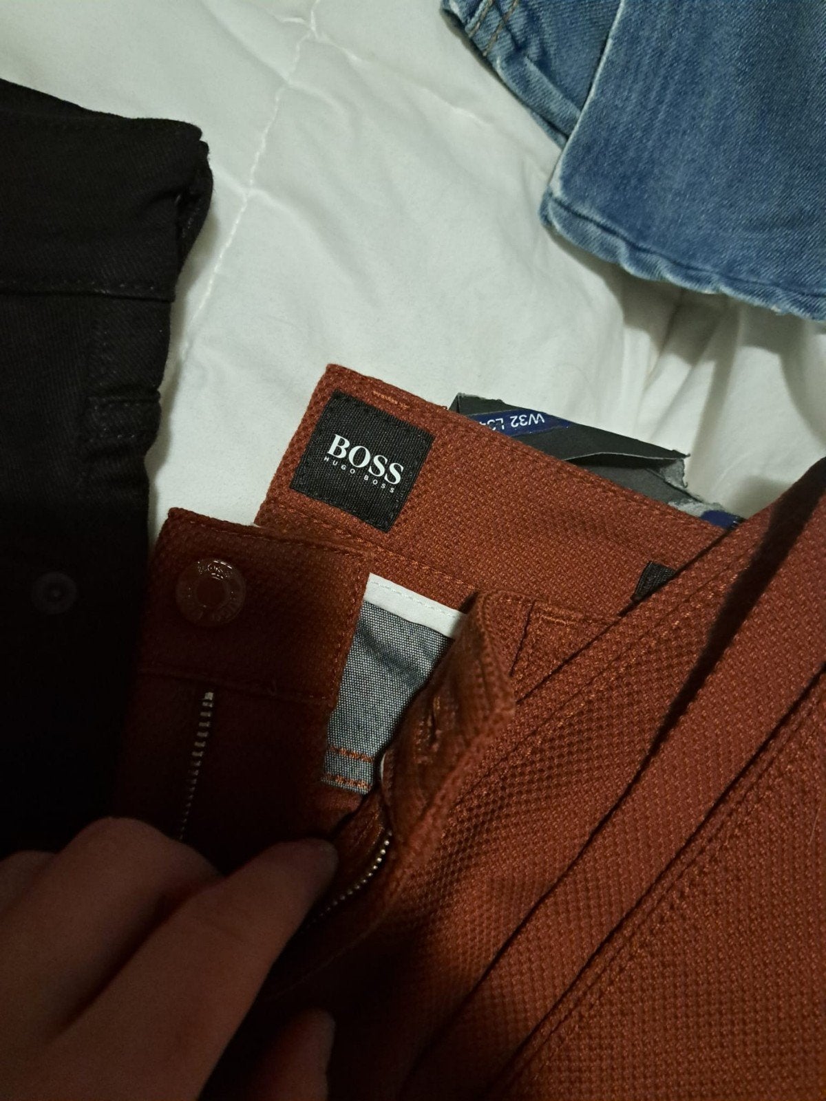 Partij herenbroeken en jeans, diverse maten en kleuren, BOSS, Meerkleurig, Overige maten, Ophalen of Verzenden