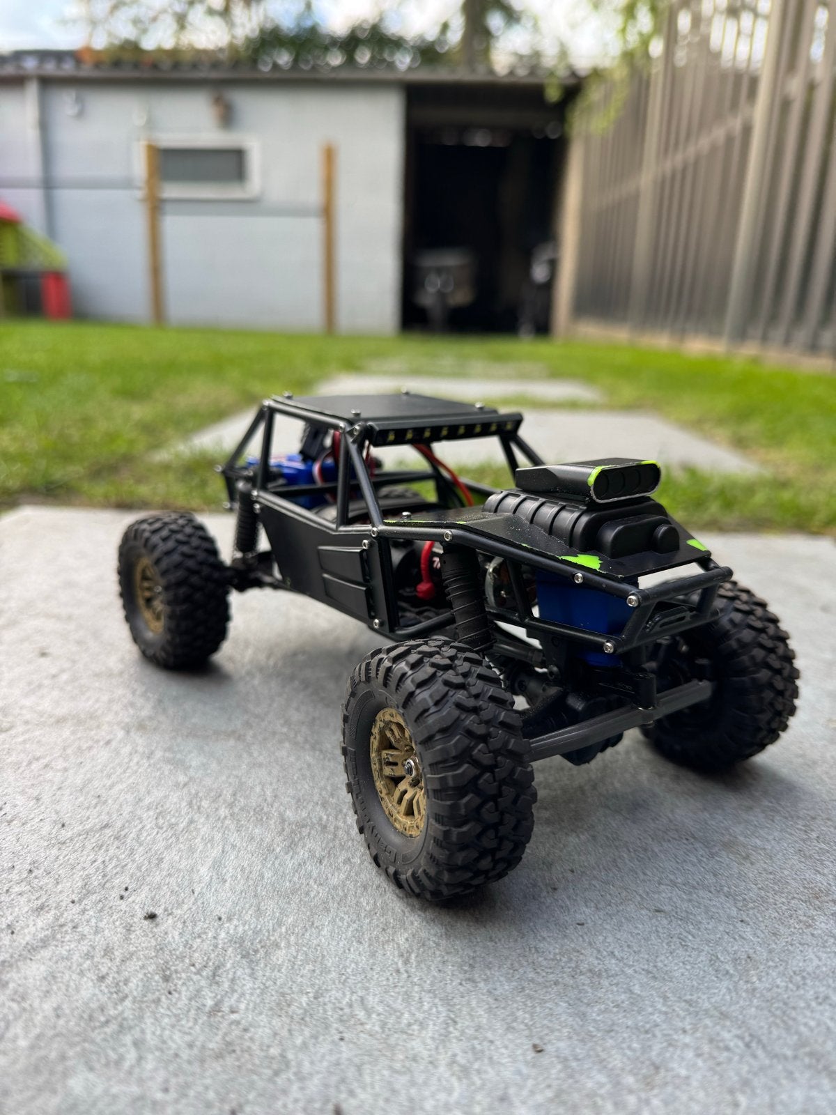 Traxxas TRX-4M Tarantula met extra 3D geprinte panelen, Elektro, Gebruikt, Auto offroad, Ophalen of Verzenden