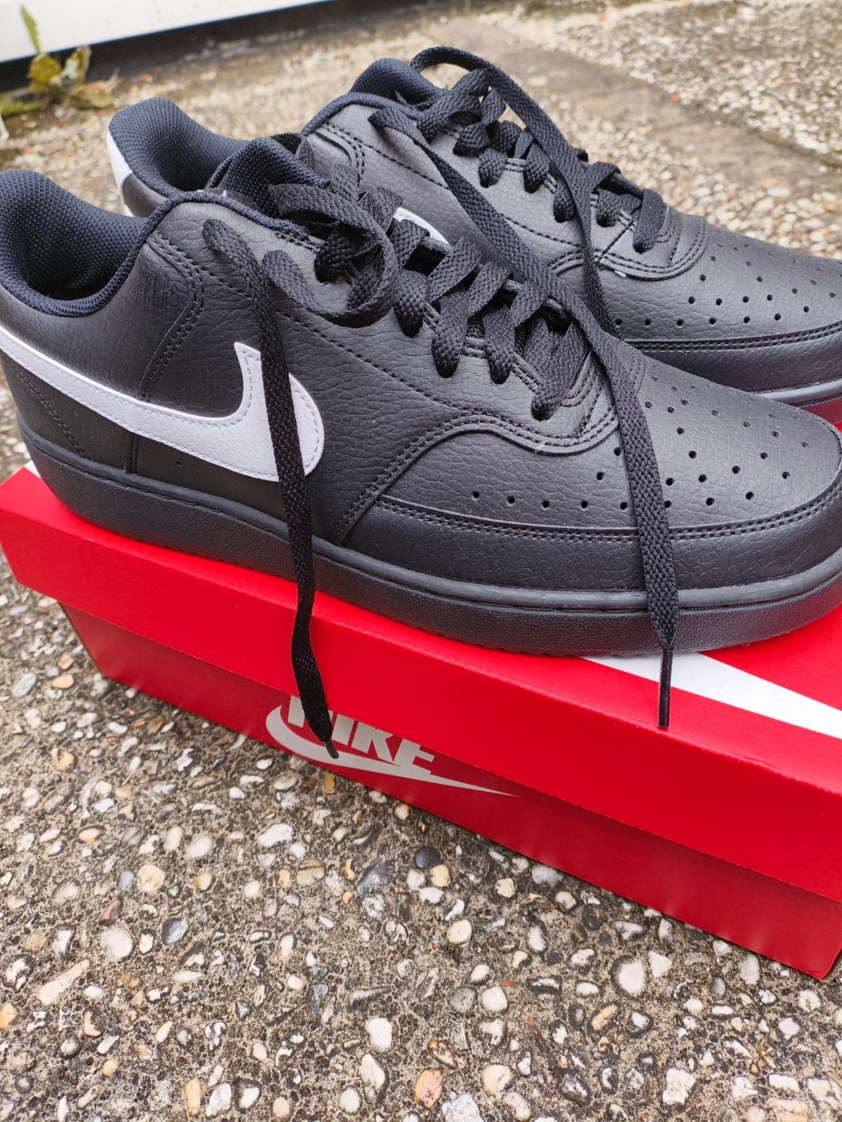 Nike Court Vision Low - Maat 44 - Nieuw met doos, Zwart, Nike, Nieuw, Ophalen of Verzenden