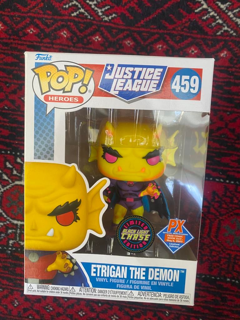 Funko Pop - Etrigan the Demon 459 - black light Chase, Ophalen of Verzenden, Zo goed als nieuw