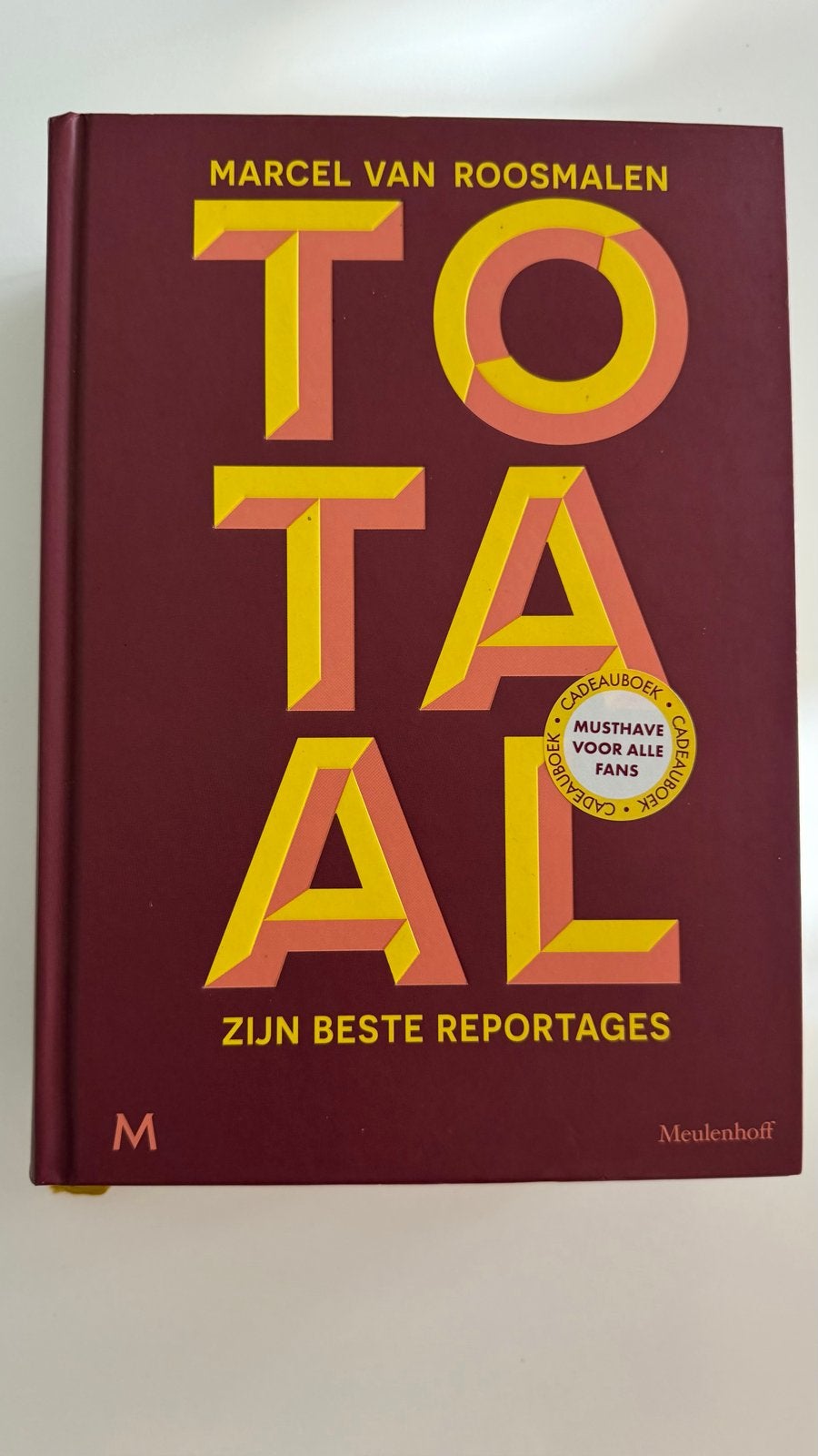 💕 Boek ‘Totaal’ van Marcel van Roosmalen / orig pr 29,99, Ophalen of Verzenden, Zo goed als nieuw