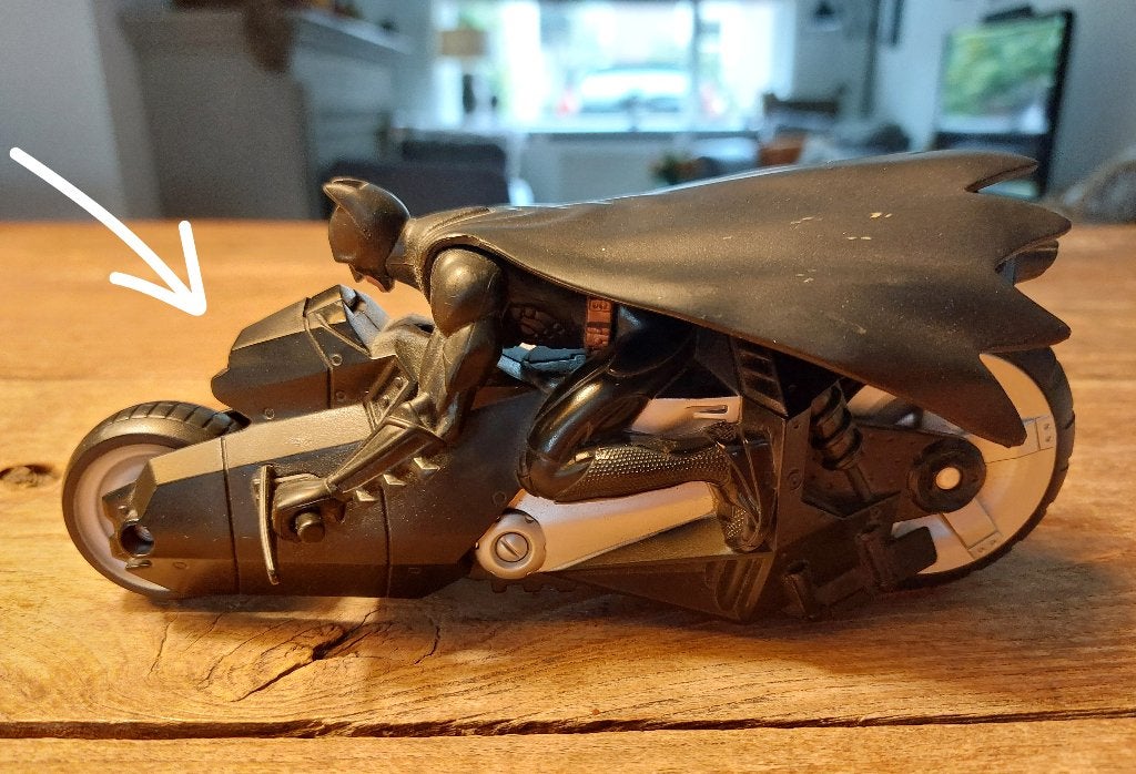 Batman op motor, Ophalen of Verzenden, Gebruikt
