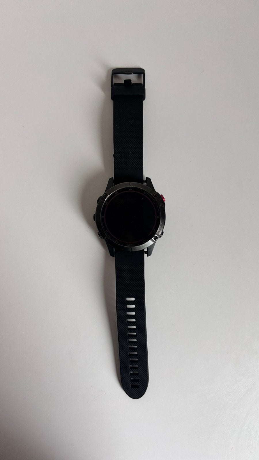 Garmin Fenix 6 Pro Solar - Zwart sporthorloge, Gebruikt, Zwart, Ophalen of Verzenden, Waterdicht