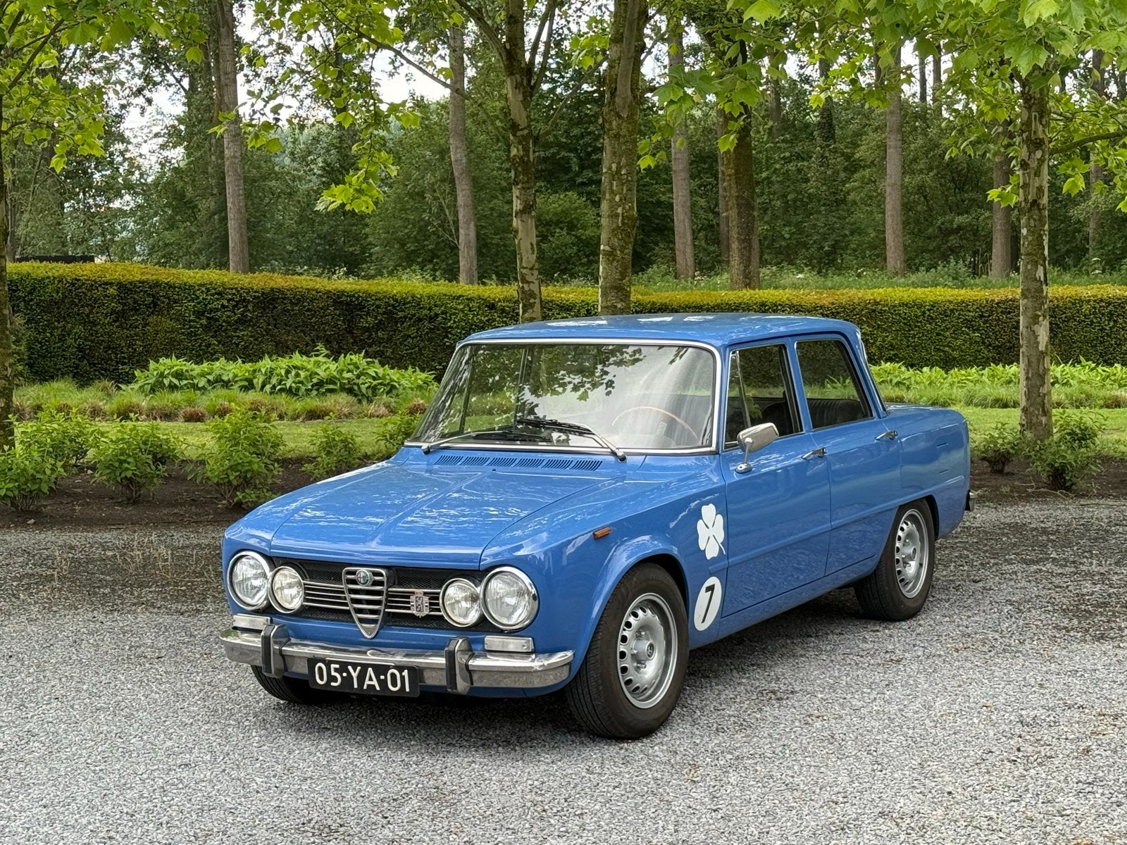 Alfa Romeo Giulia Super 1600, Auto's, Zwart, Blauw, Handgeschakeld, Particulier