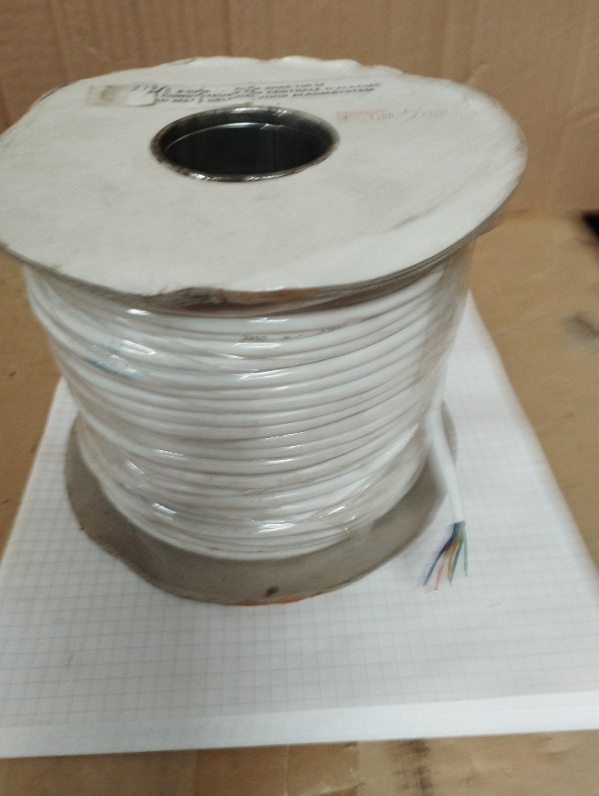 6 aderige kabel rol van 100M, Ophalen of Verzenden, NA, NA, NA