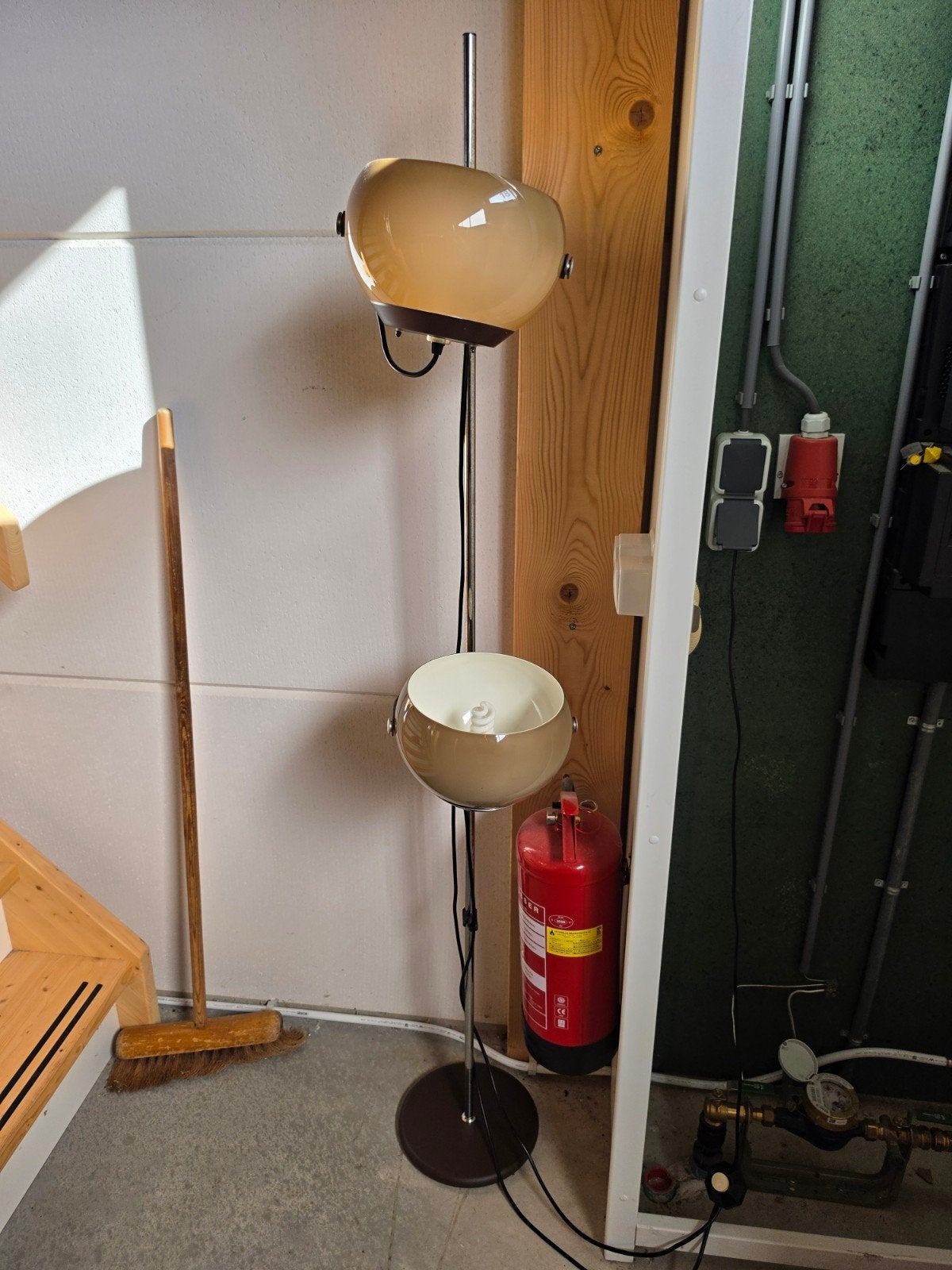 Vintage Dijkstra mushroom vloerlamp, Ophalen