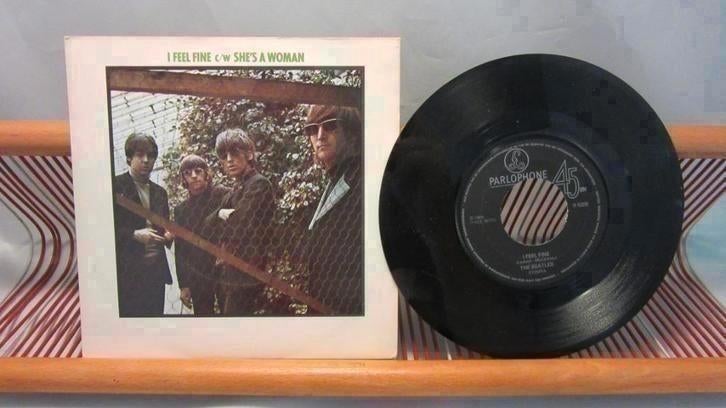 The Beatles, I Feel Fine (single 7"), Cd's en Dvd's, Vinyl Singles, Gebruikt, 7 inch, Single, Ophalen of Verzenden