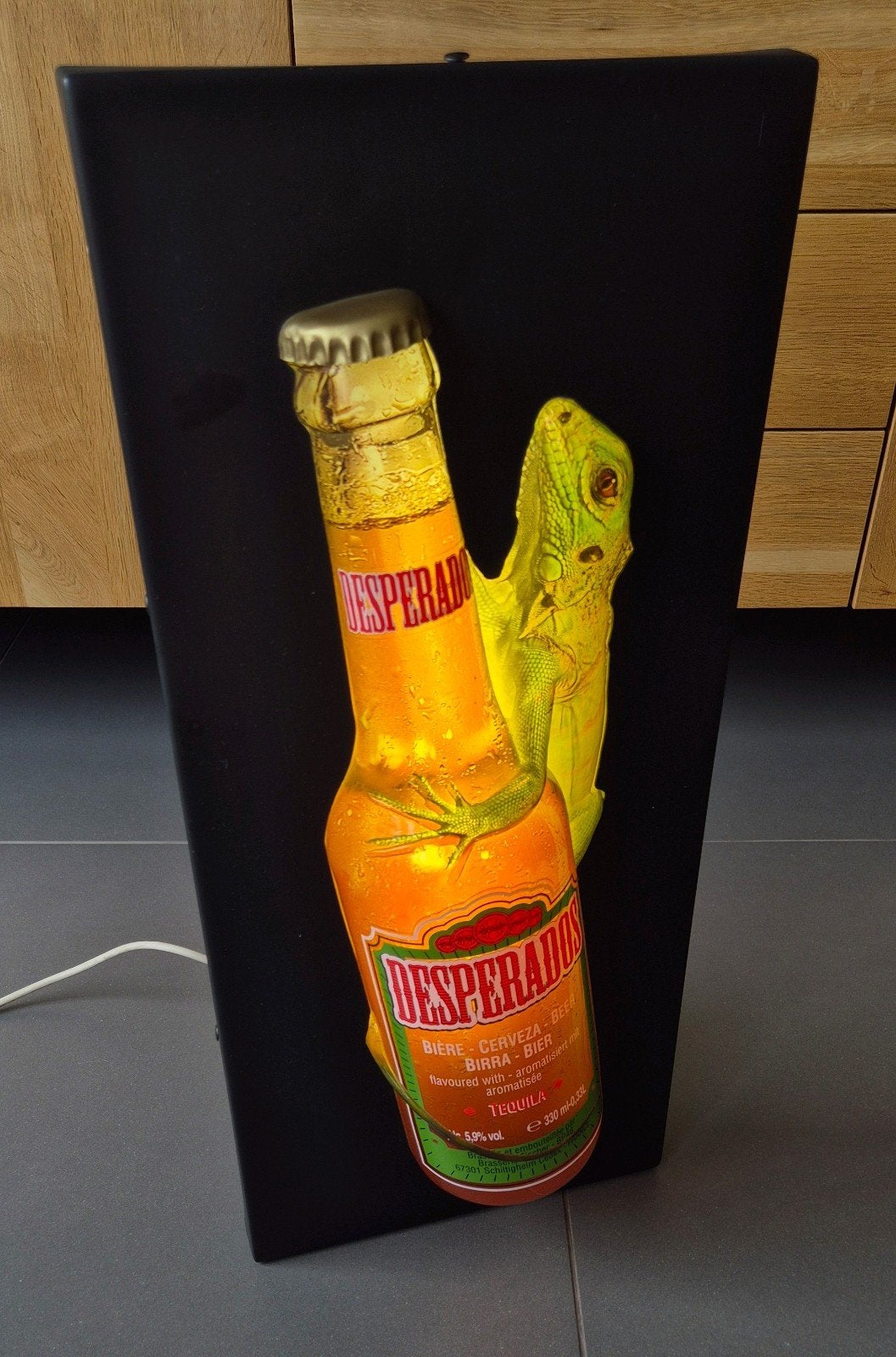Desperados Bier Lichtreclame, Ophalen of Verzenden, Zo goed als nieuw, Overige typen, Overige merken