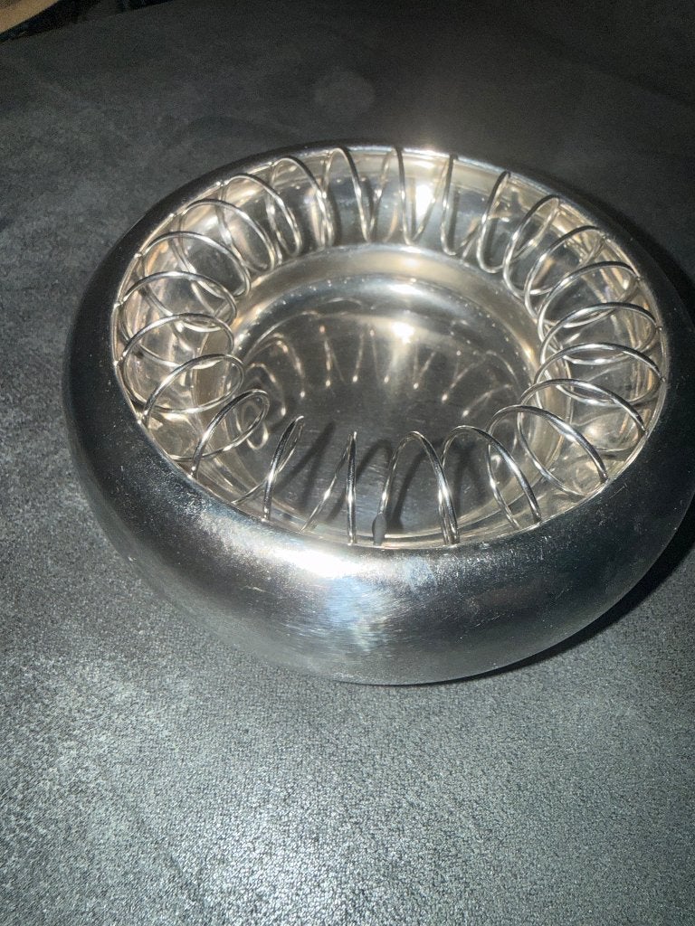 Te koop: Alessi asbak, Ophalen of Verzenden, Zo goed als nieuw, Zilver, Metaal