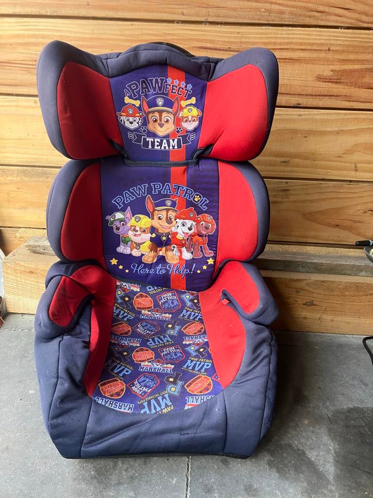 Paw Patrol Kinder Autostoel - Comfortabel & Veilig, 15 t/m 36 kg, Zijbescherming, Ophalen, Overige merken