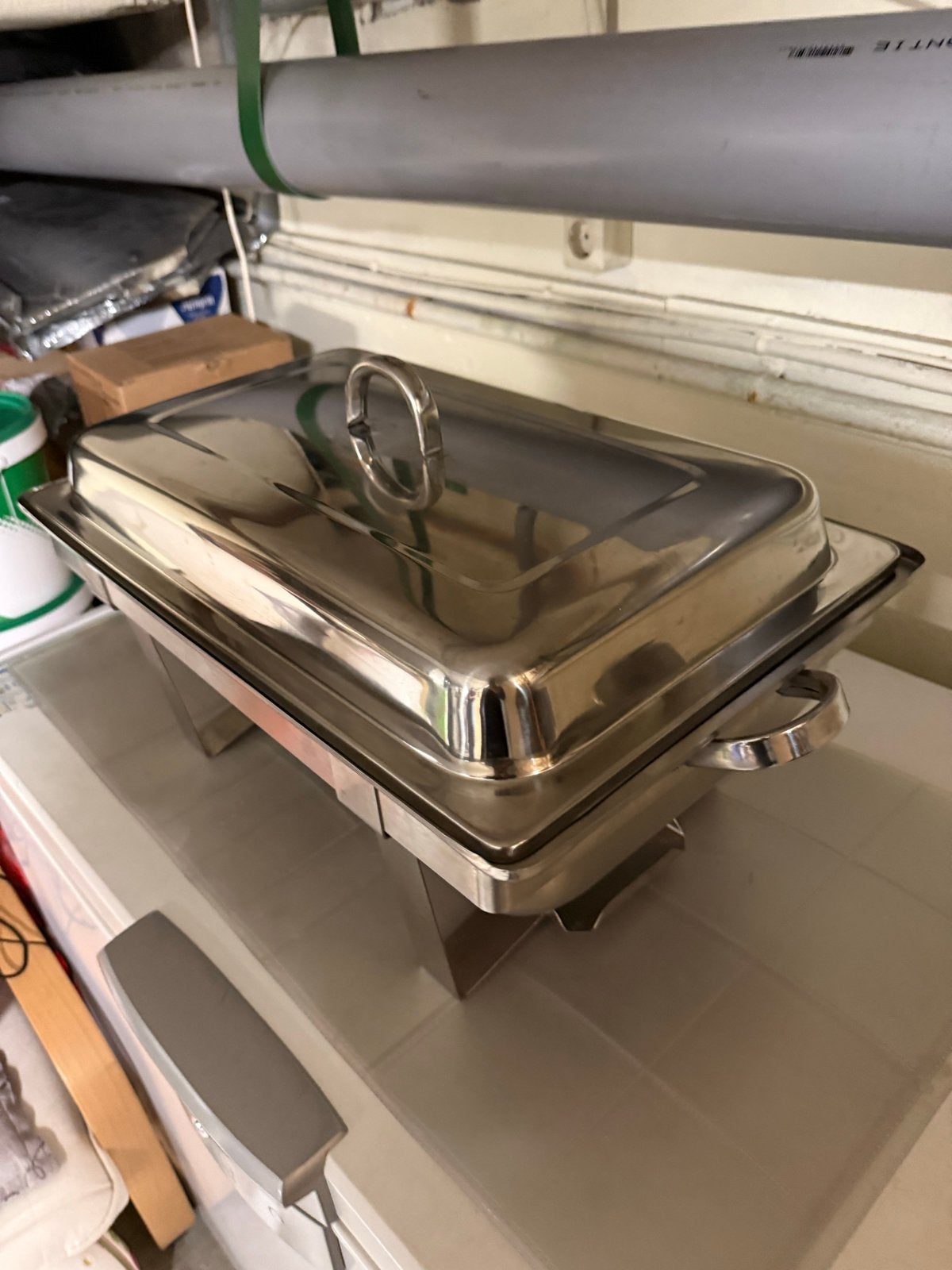 Warmhoud Shaving Dish catering bakken - 6 stuks, Huis en Inrichting, Ophalen, Gebruikt