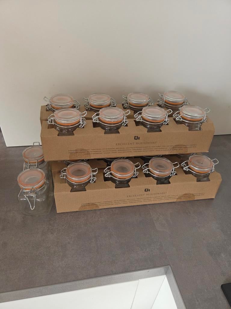 Wekpotten 90ml - 22 stuks - Excellent Houseware, Ophalen