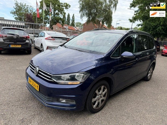 Volkswagen Touran 1.4 TSI Highline / bj.2017 / kleur: blauw, Auto's, Volkswagen, Voorwielaandrijving, Stof, Gebruikt, Euro 6