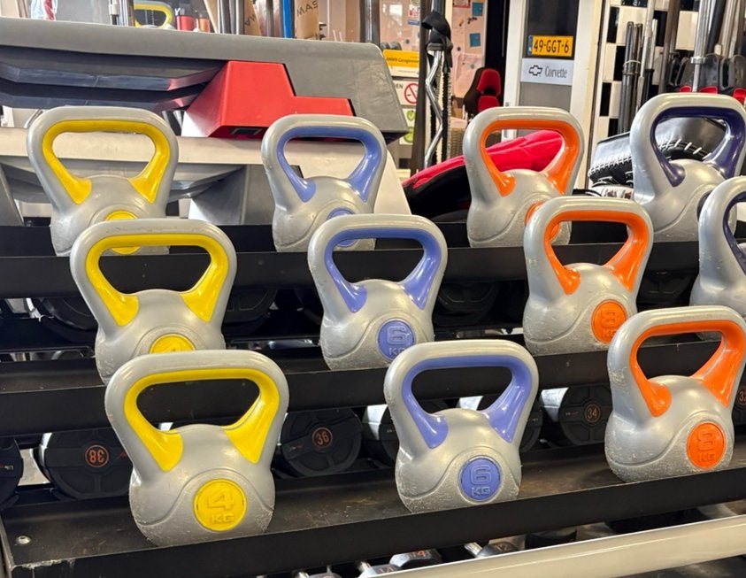Kettlebells 1 x 4-6-8 kg kettlebell gewichten, 4-6-8 kg, Gebruikt, Gewichten, Ophalen of Verzenden