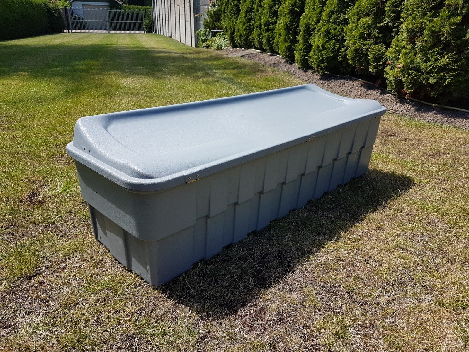 Trekhaakkoffer 250 liter, Ophalen