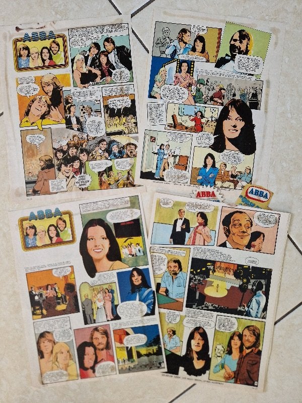 ABBA stripstory, Ophalen of Verzenden, Zo goed als nieuw, Overige typen