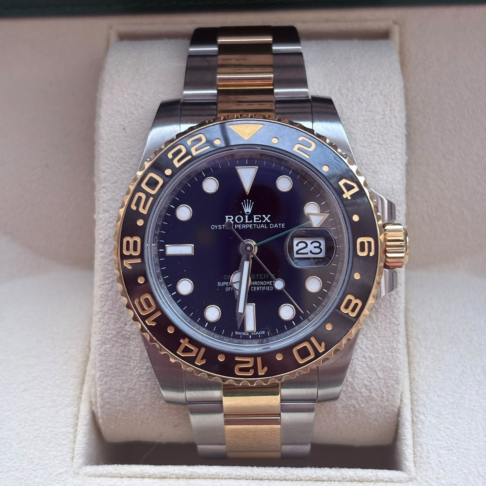 Rolex GMT Master II  116713LN  Staal Goud, Overige materialen, Rolex, Polshorloge, Overige materialen