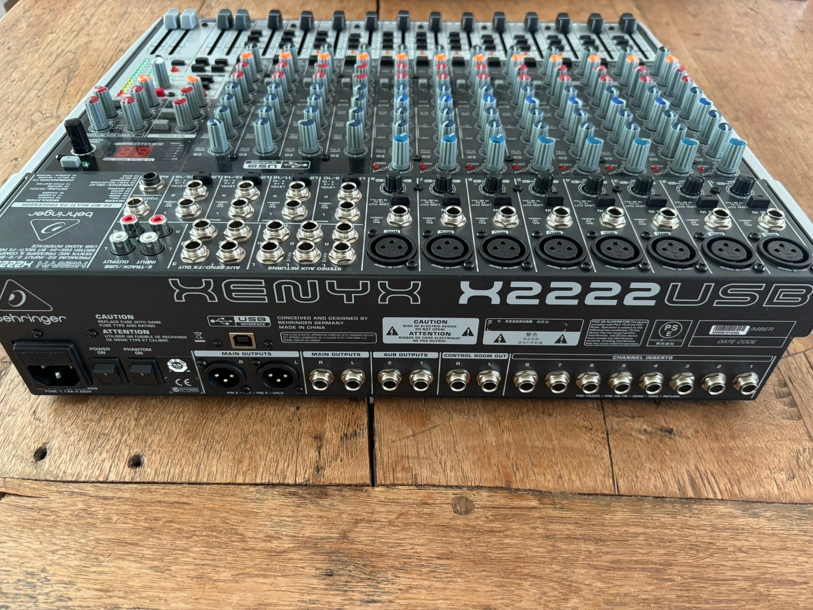 Behringer mengpaneel Xenyx X2222, Muziek en Instrumenten, Ophalen of Verzenden, Zo goed als nieuw, 10 tot 20 kanalen