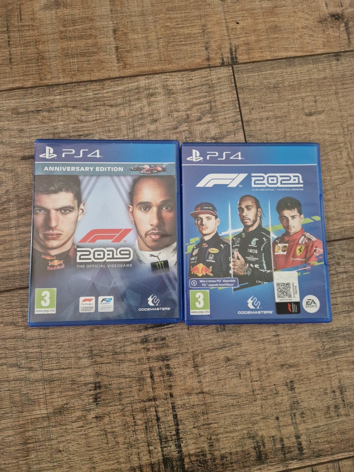 F1 2019 & F1 2021 (je krijgt ze allebei), 1 speler, Racen en Vliegen, Ophalen of Verzenden, Zo goed als nieuw