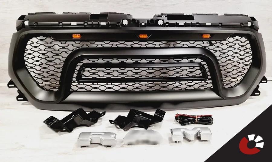 Grill Dodge Ram 1500 - 2019 t/m 2023 - Model 2 + verlichting, Ophalen of Verzenden, Nieuw, Dodge