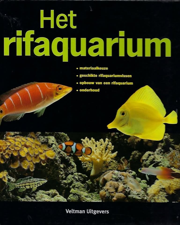 BOEKWERK HET RIF AQUARIUM, Boeken, Dieren en Huisdieren, Ophalen of Verzenden, Nieuw, Vissen