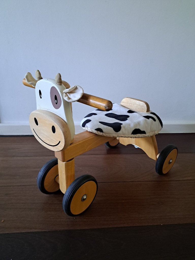 Vierwieler loopfiets koe hout, Ophalen, Gebruikt, Loopfiets